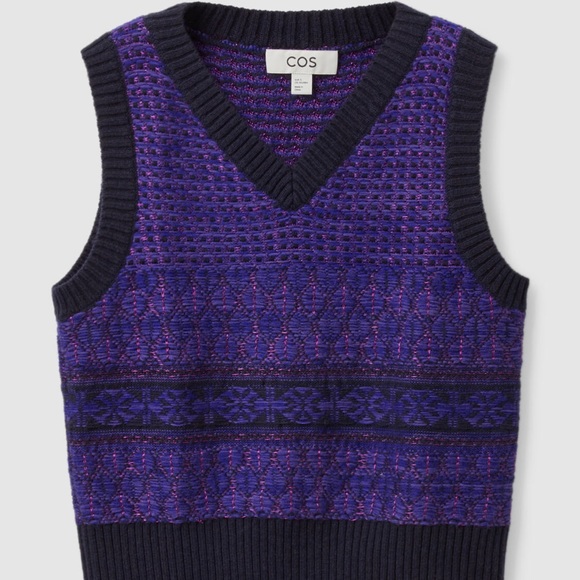 COS Tops - NWT 💙 COS knitted wool-blend vest